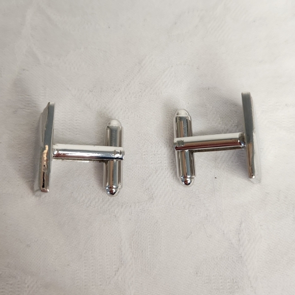 Silver Cufflinks & Tie Pin - Picture 6 of 8